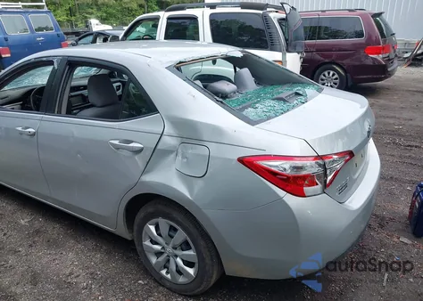 2016 Toyota Corolla Le из США, поврежденный, VIN 2T1BURHEXGC508851